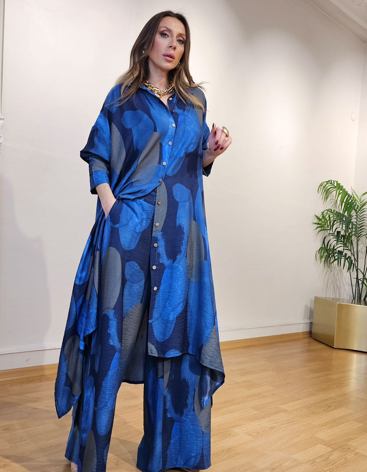 Ramadan Modern Royal Blue Set