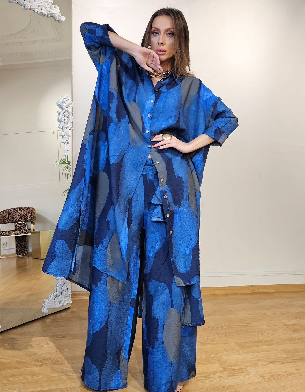Ramadan Modern Royal Blue Set