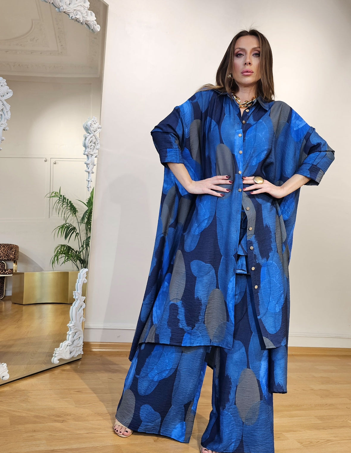 Ramadan Modern Royal Blue Set