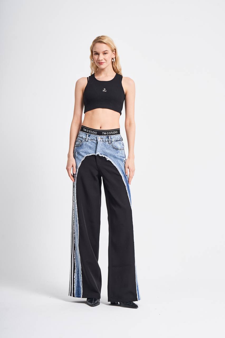 Wide Leg Jeans blue