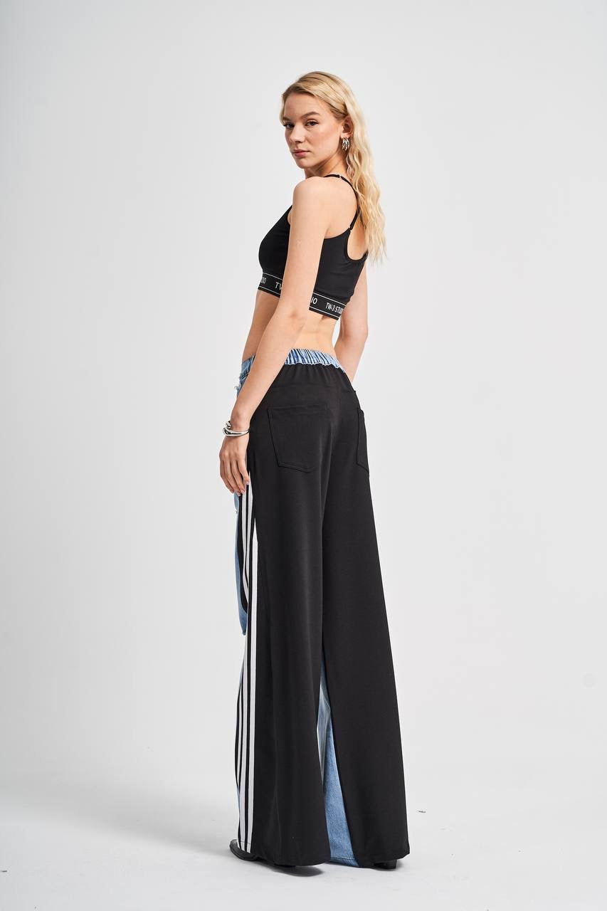 Wide Leg Fashion Denim Pants